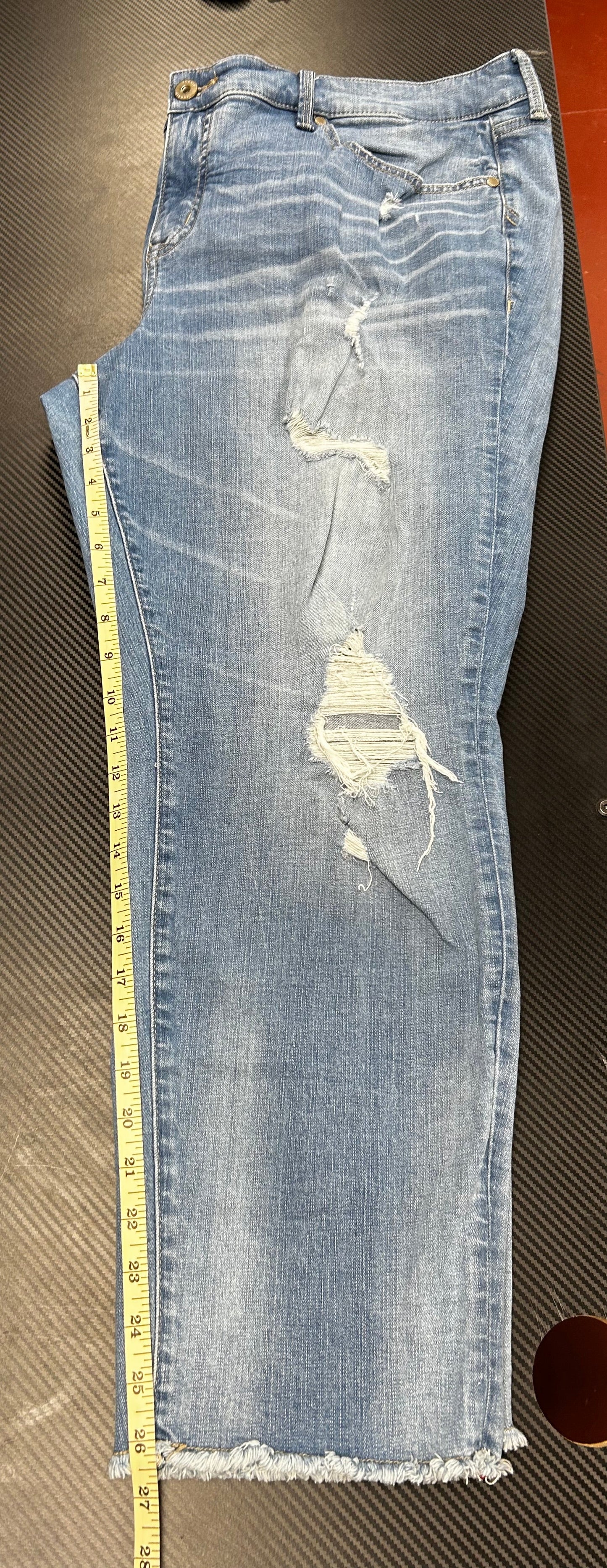 Torrid Size 24 Distressed Jeans