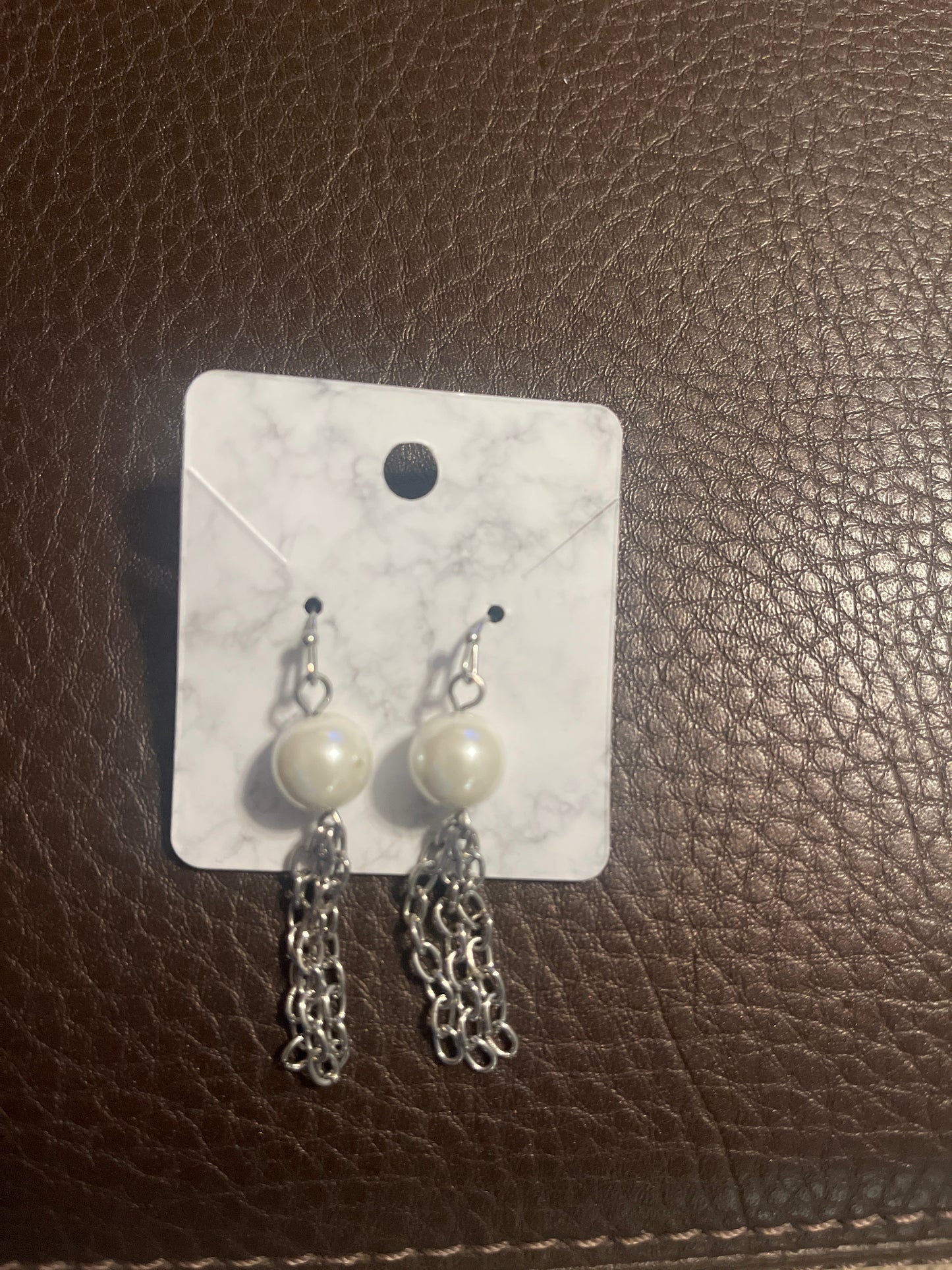 Drop Pearl Earrings