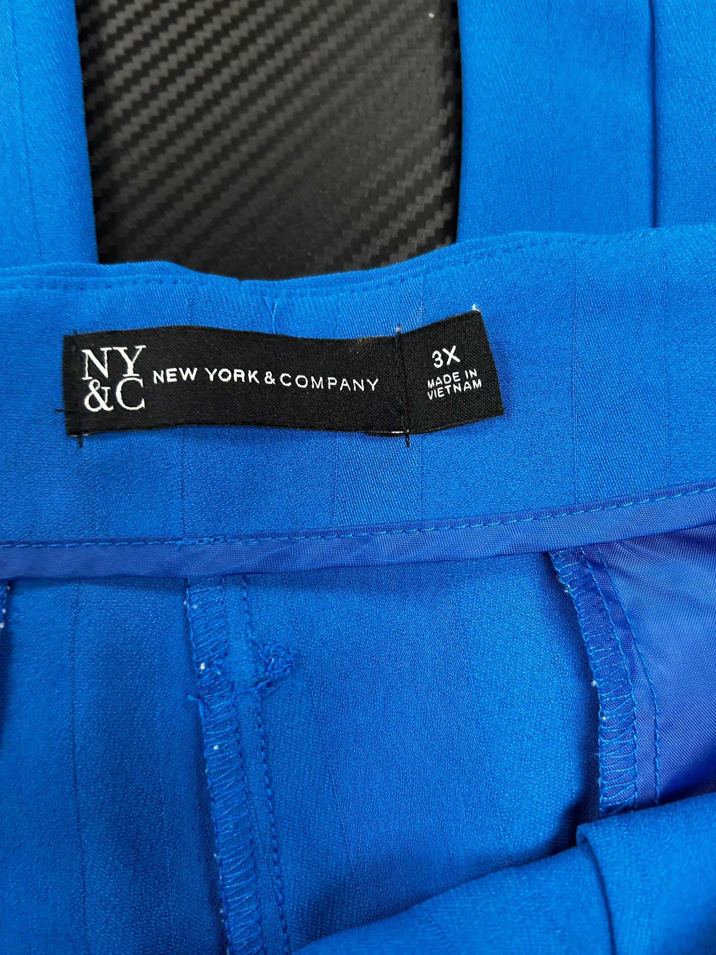 NY & Co. Belted Crepe Wide Leg Pant 3x