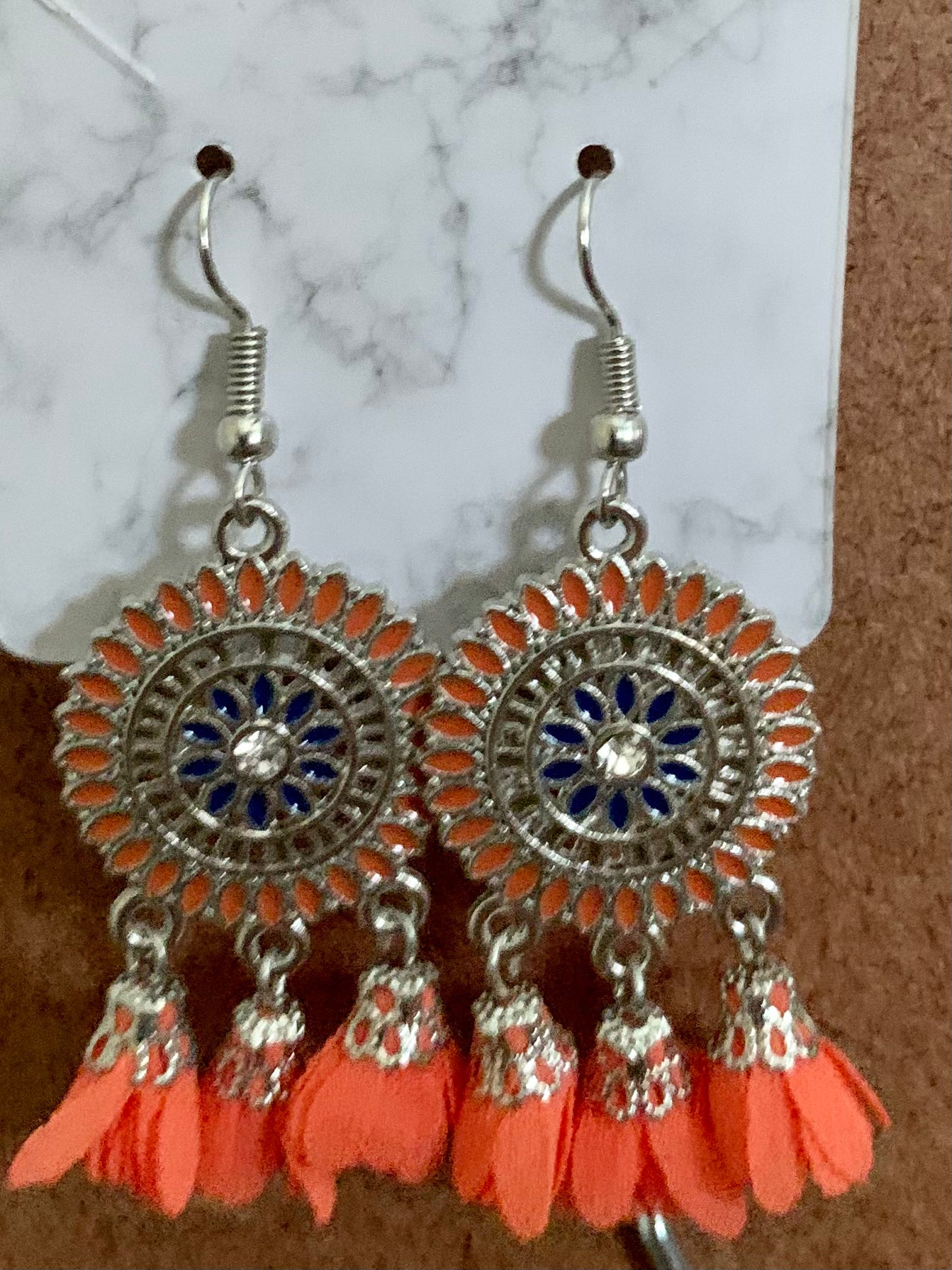 Emily Rose Flower Drop Earrings
