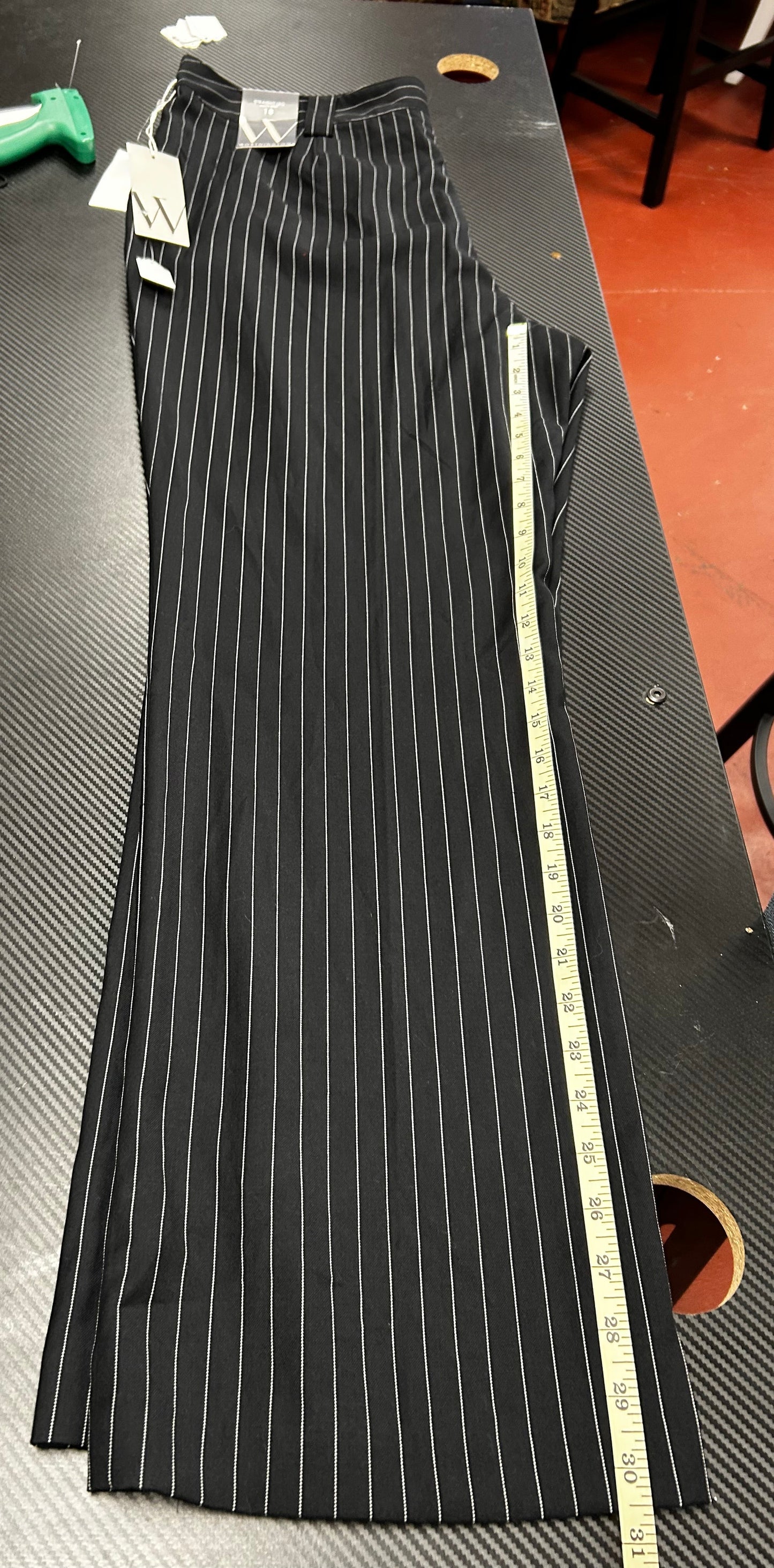 NEW! Worthington Black& White Pinstriped Dress Pants Size 18
