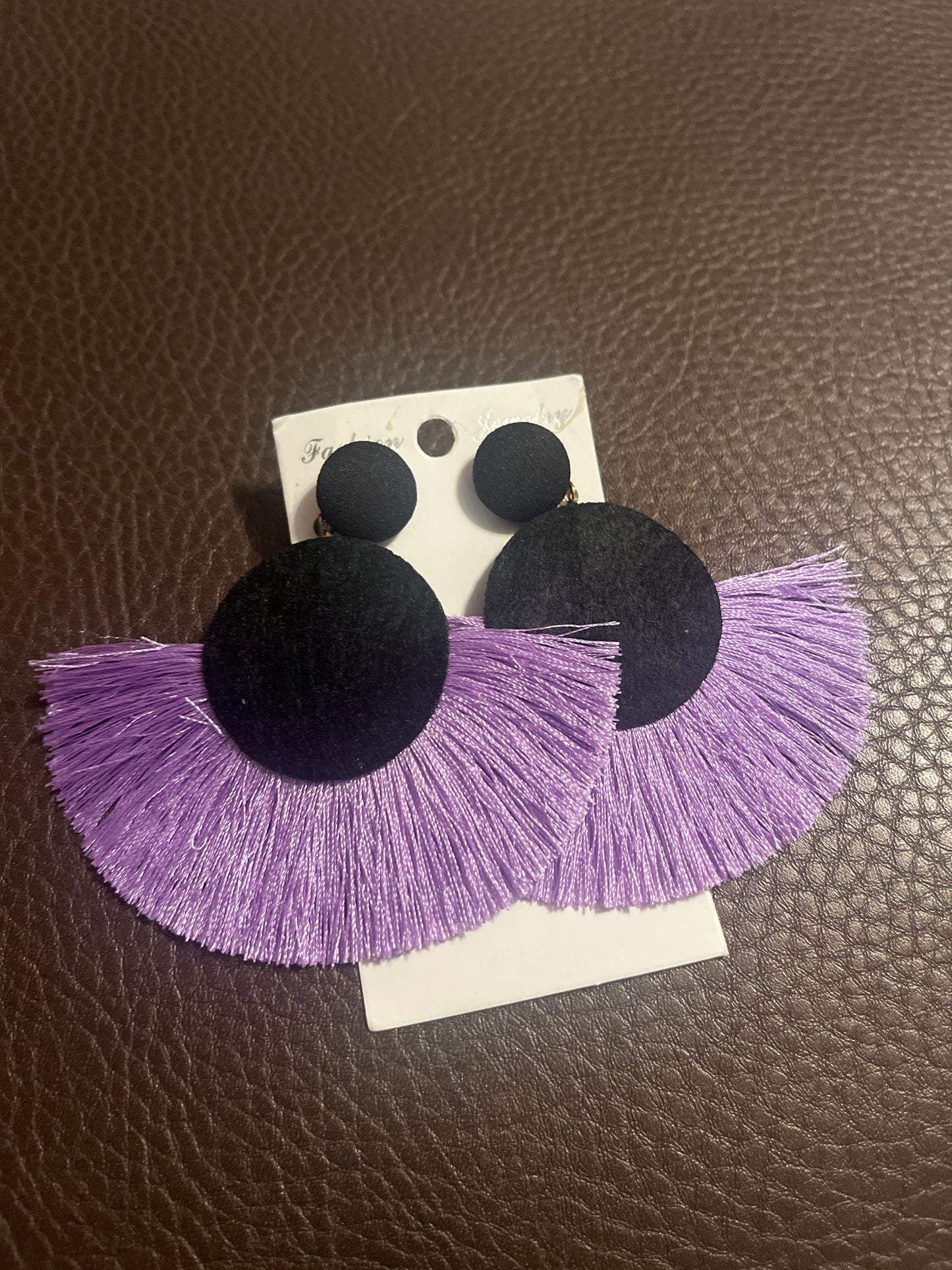 Purple Earrings