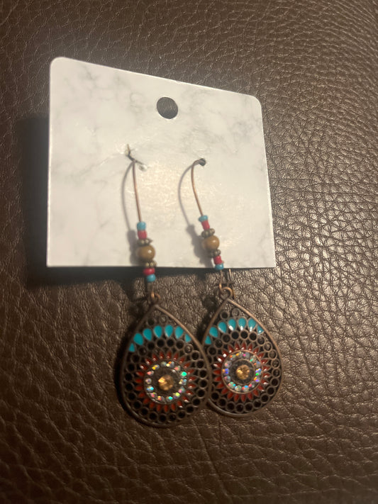 Long Retro Style Earrings