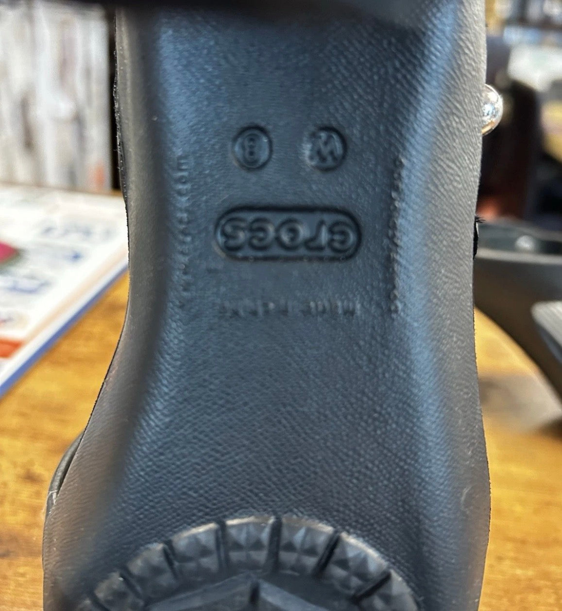 Crocs Cyprus IV Sandals Women's Size W8 Black Strappy Heel Platform