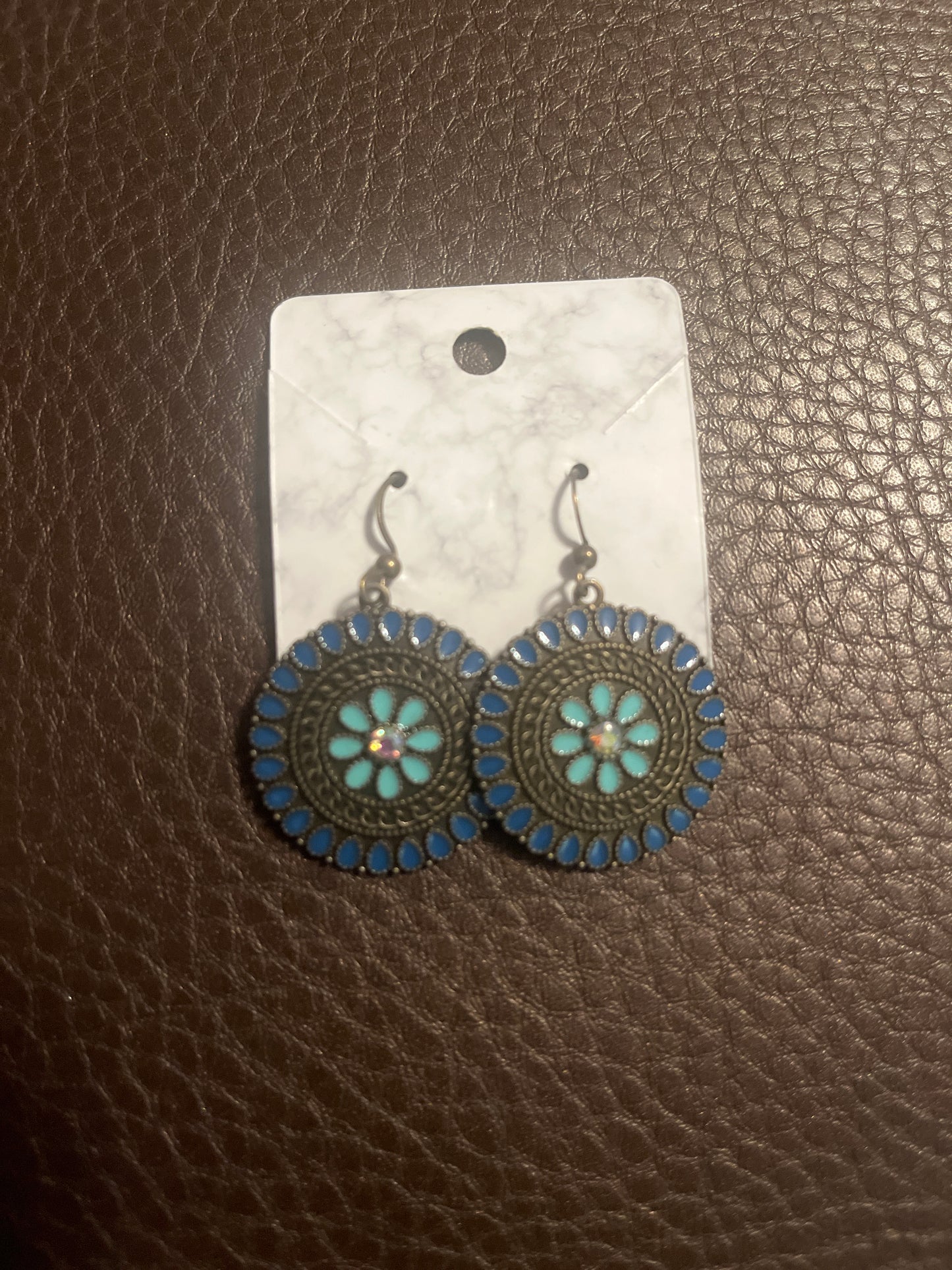 Round Drop Earings