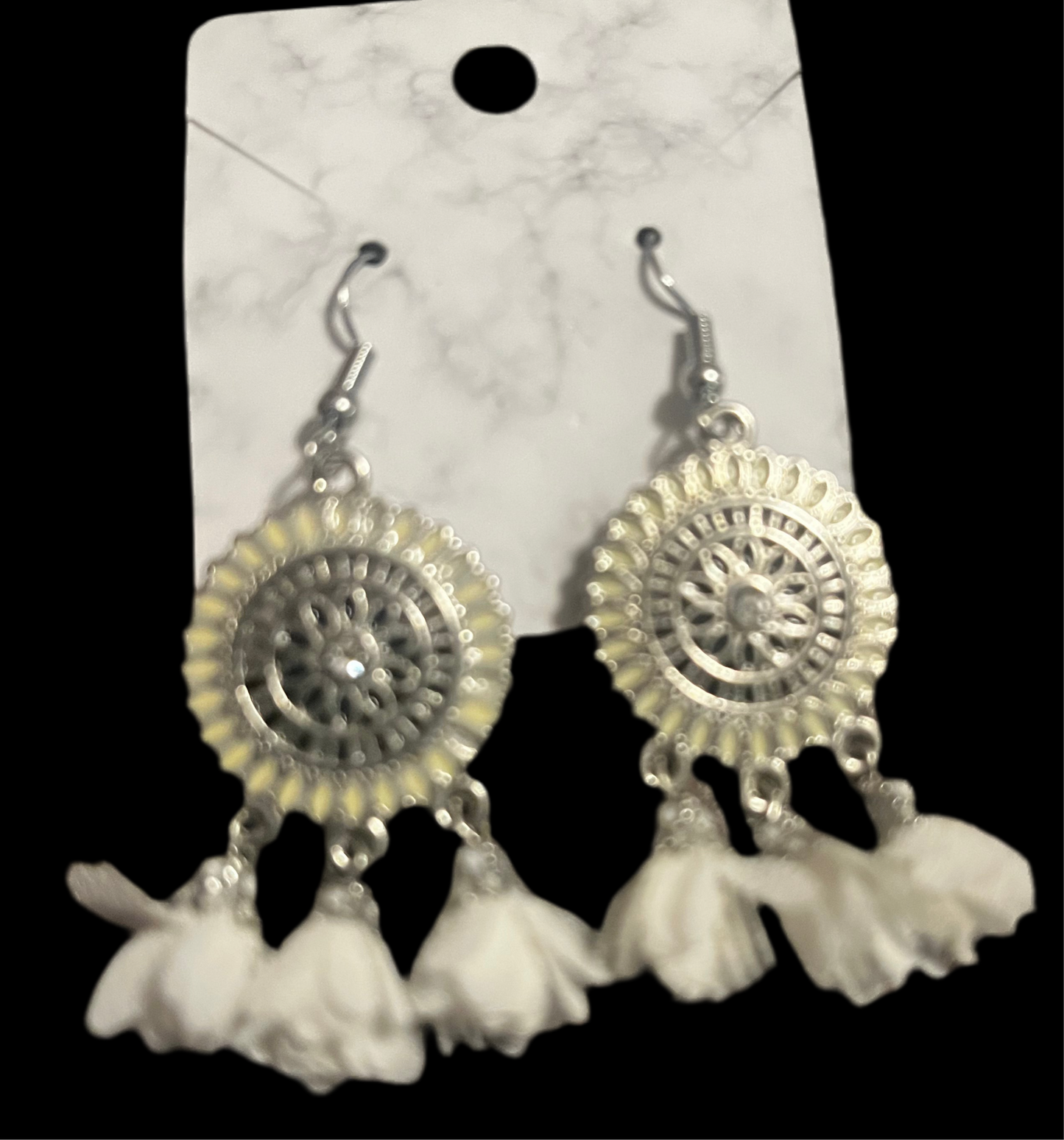Emily Rose Flower Drop Earrings