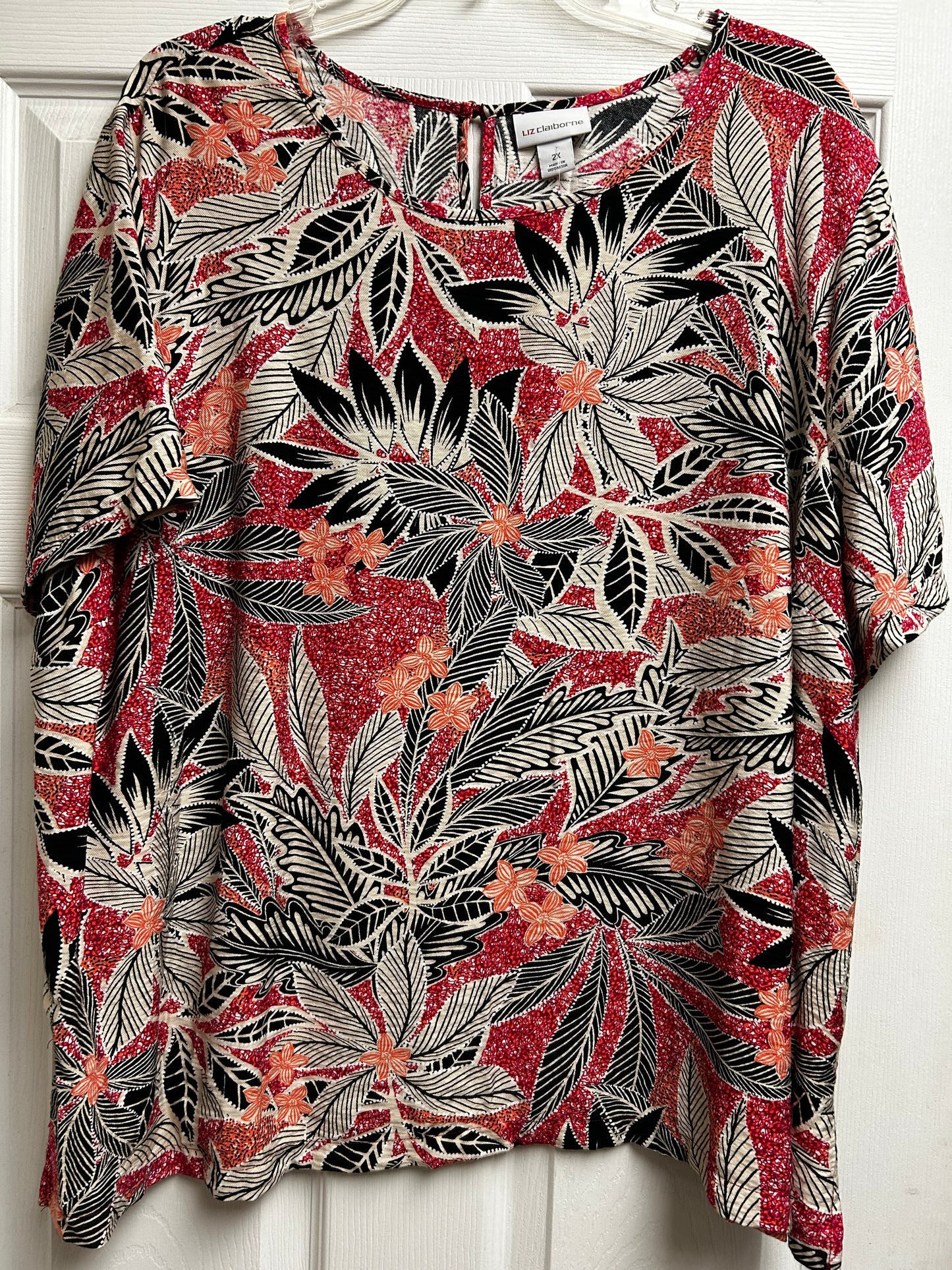 Liz Claiborne Floral Blouse 2x