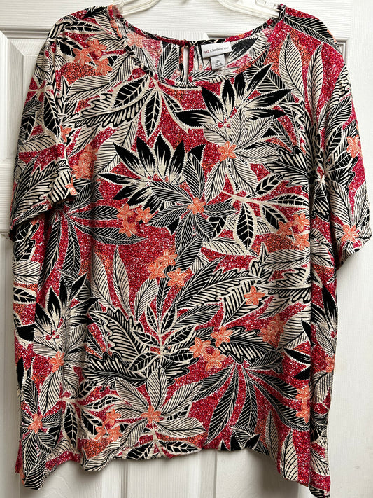 Liz Claiborne Floral Blouse 2x