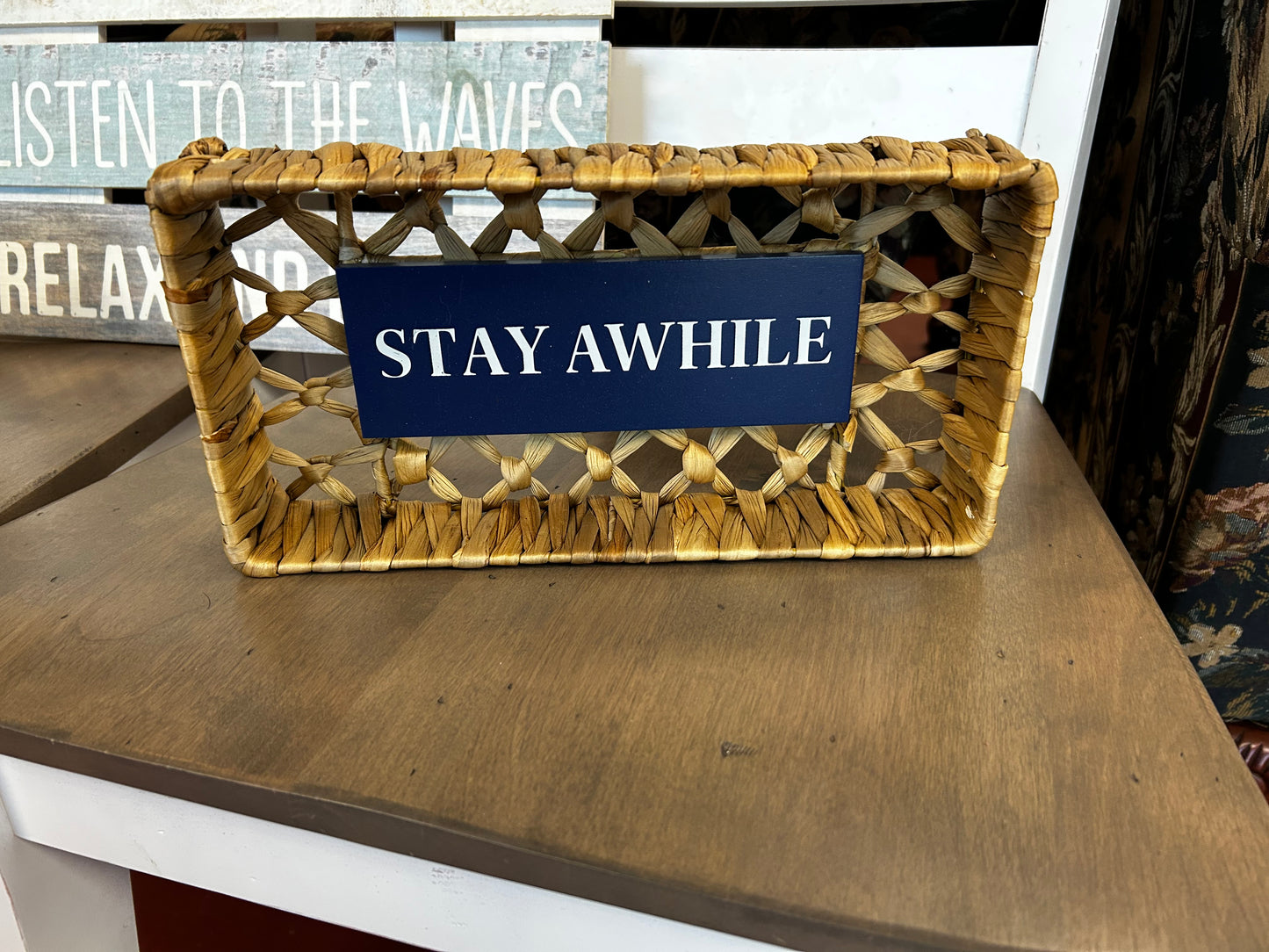 "Stay Awhile" Home Decor