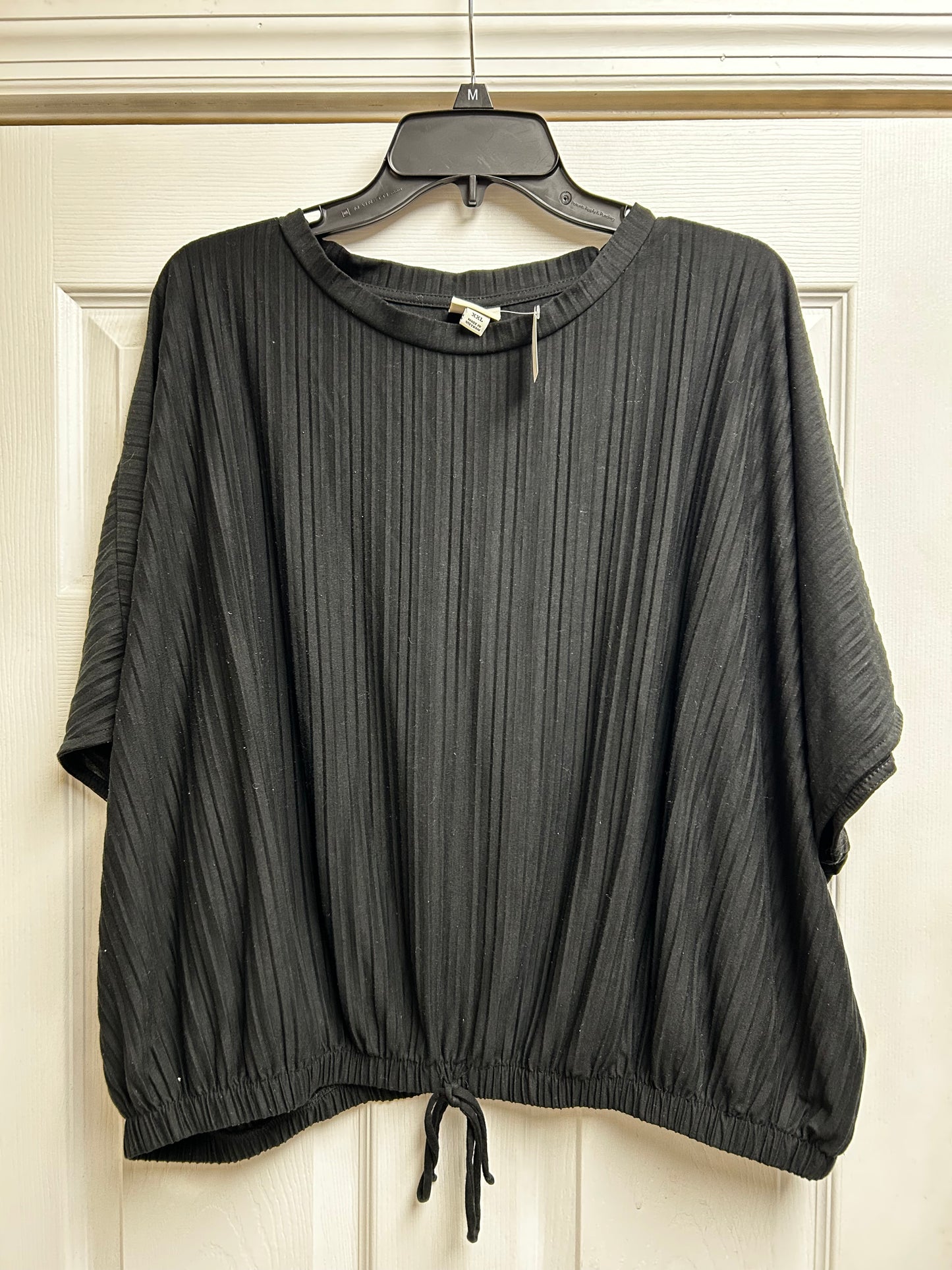 Plus Size Black Top- a. new day 2x