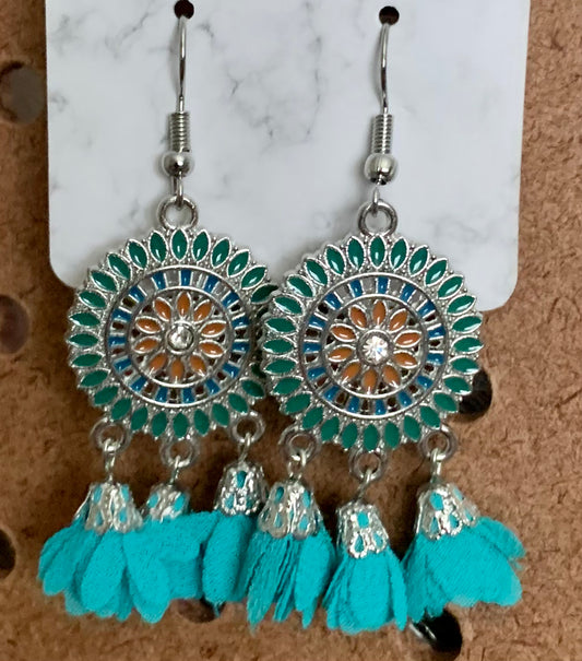 Emily Rose Flower Drop Earrings