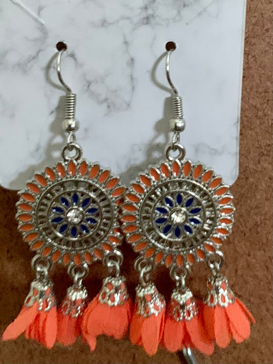 Emily Rose Flower Drop Earrings