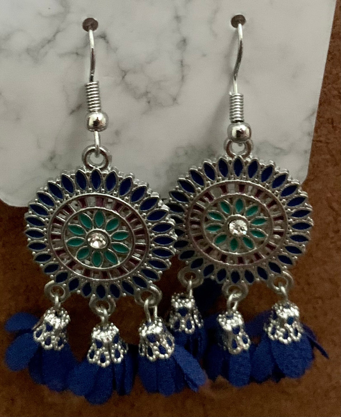 Emily Rose Flower Drop Earrings