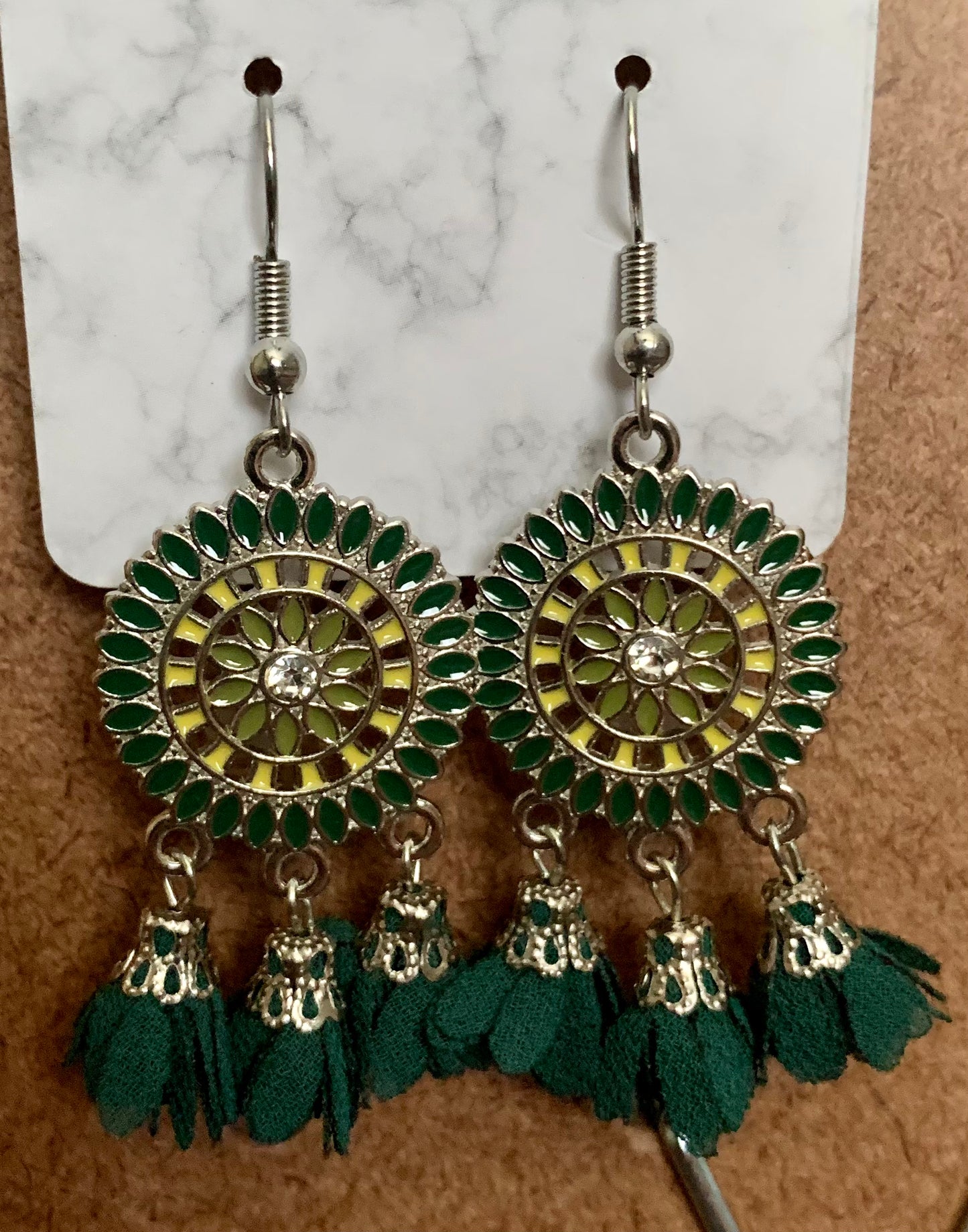 Emily Rose Flower Drop Earrings